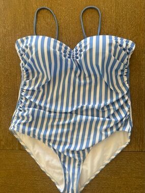 Women’s Striped One-Piece Swimsuit